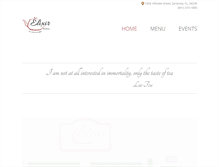 Tablet Screenshot of elixirteahouse.com